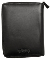 Galen Leather Co. Zippered 5 Slot Pen Case - Black
