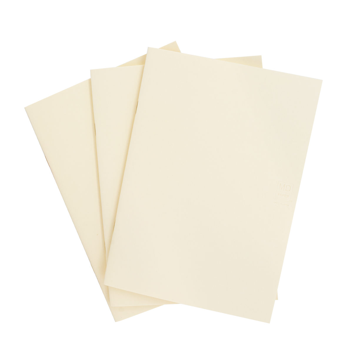 Midori MD A5 Notebook Light- Blank- 3 pack