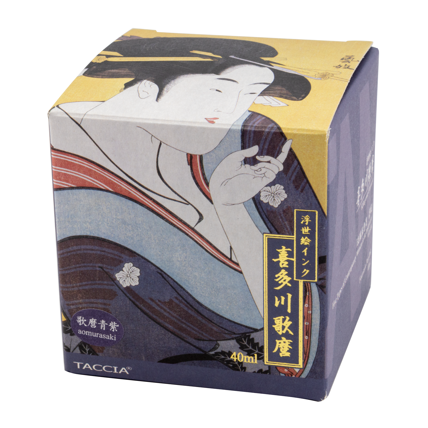 Taccia Ukiyo-e Ink Utamaro-Aomurasaki
