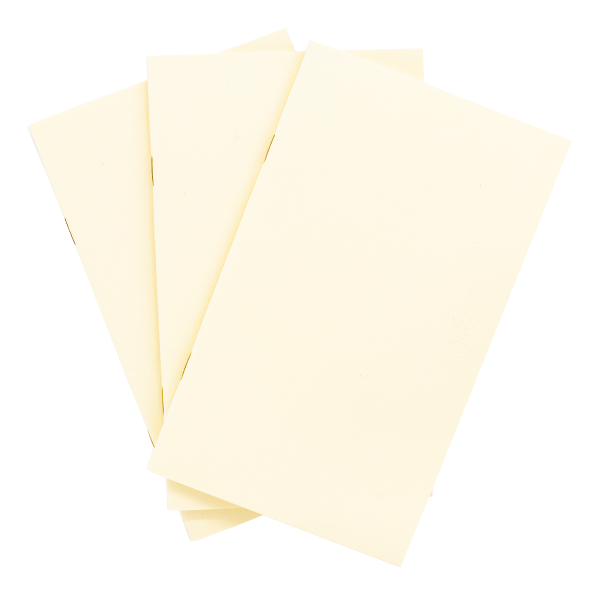 Midori MD B6 Slim Notebook Light- Blank- 3 pack