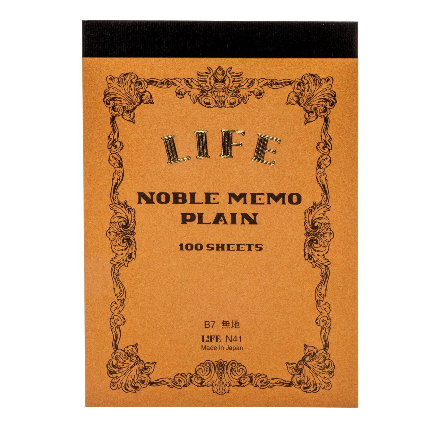 Life Stationery Noble Memo B7 Top Bound Notepad
