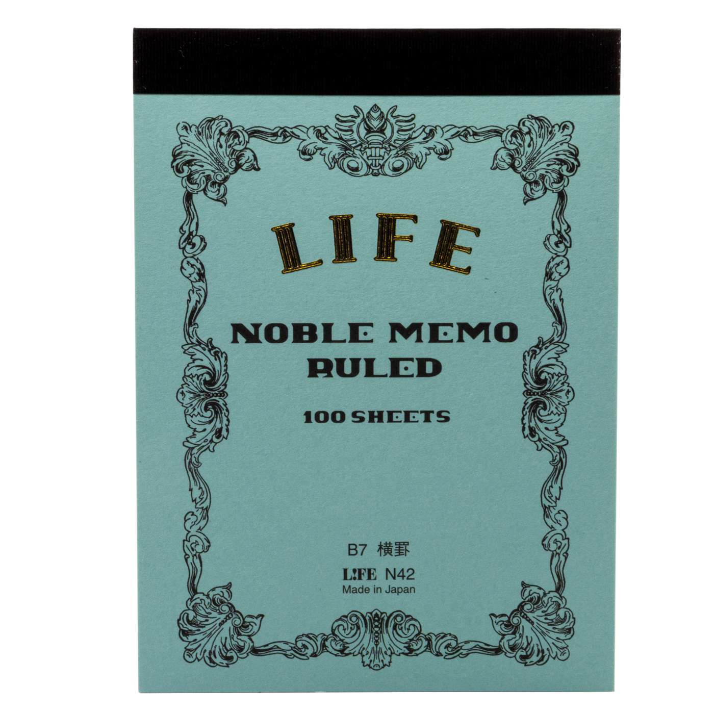 Life Stationery Noble Memo B7 Top Bound Notepad