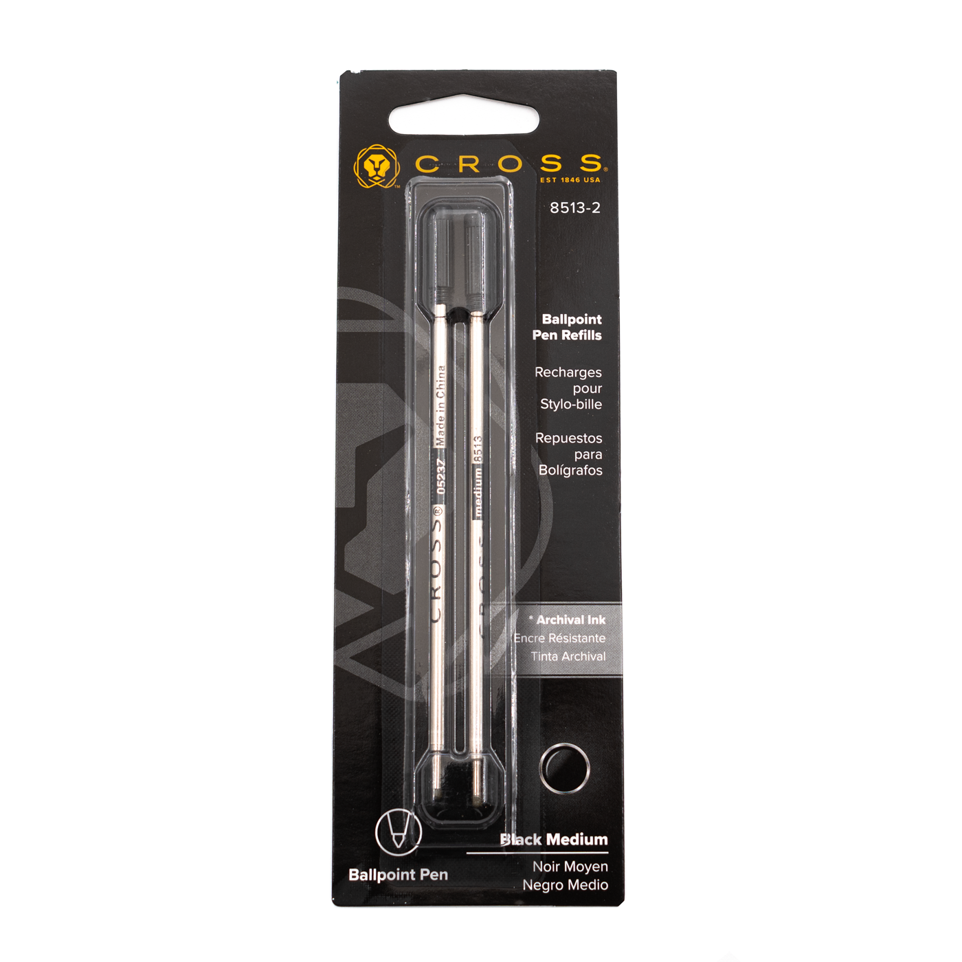 Cross Ballpoint Refill Black Medium