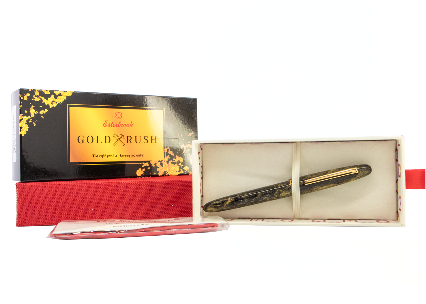 Esterbrook Estie Gold Rush Prospector Black Rollerball