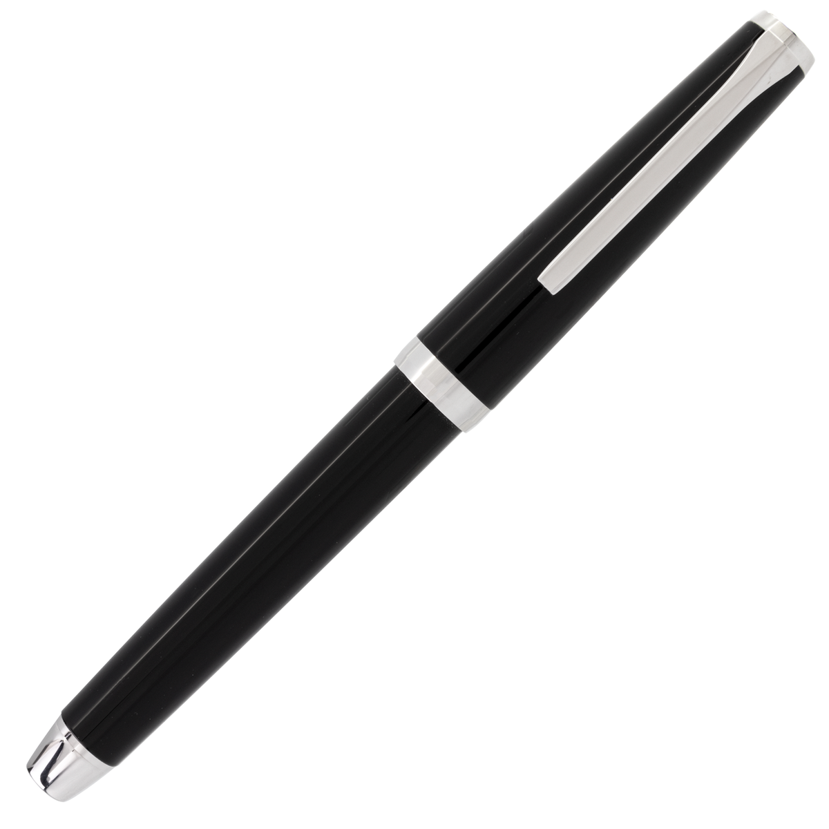 Pilot Metal Falcon Black with Rhodium Trim