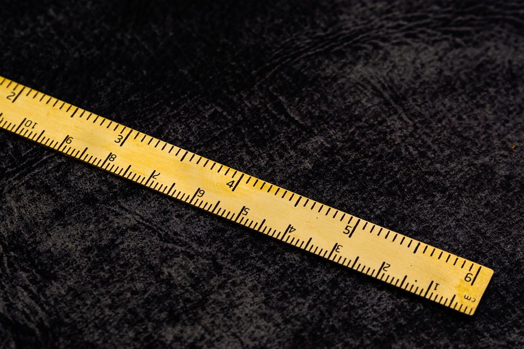 Galen Leather Co. Brass Ruler - Letter Opener