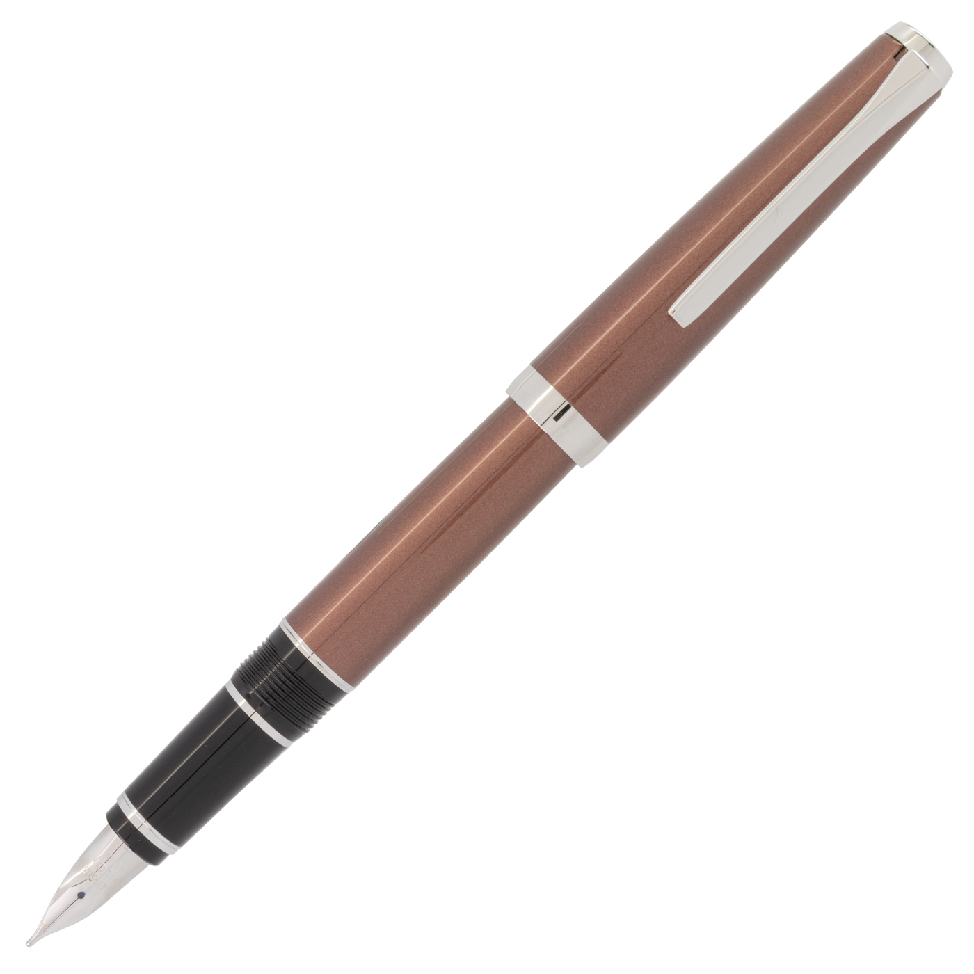 美品　NOBLE FALCON Pilot Metal Falcon Brown with Rhodium Trim