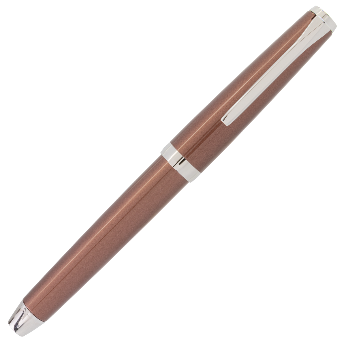 Pilot Metal Falcon Brown with Rhodium Trim