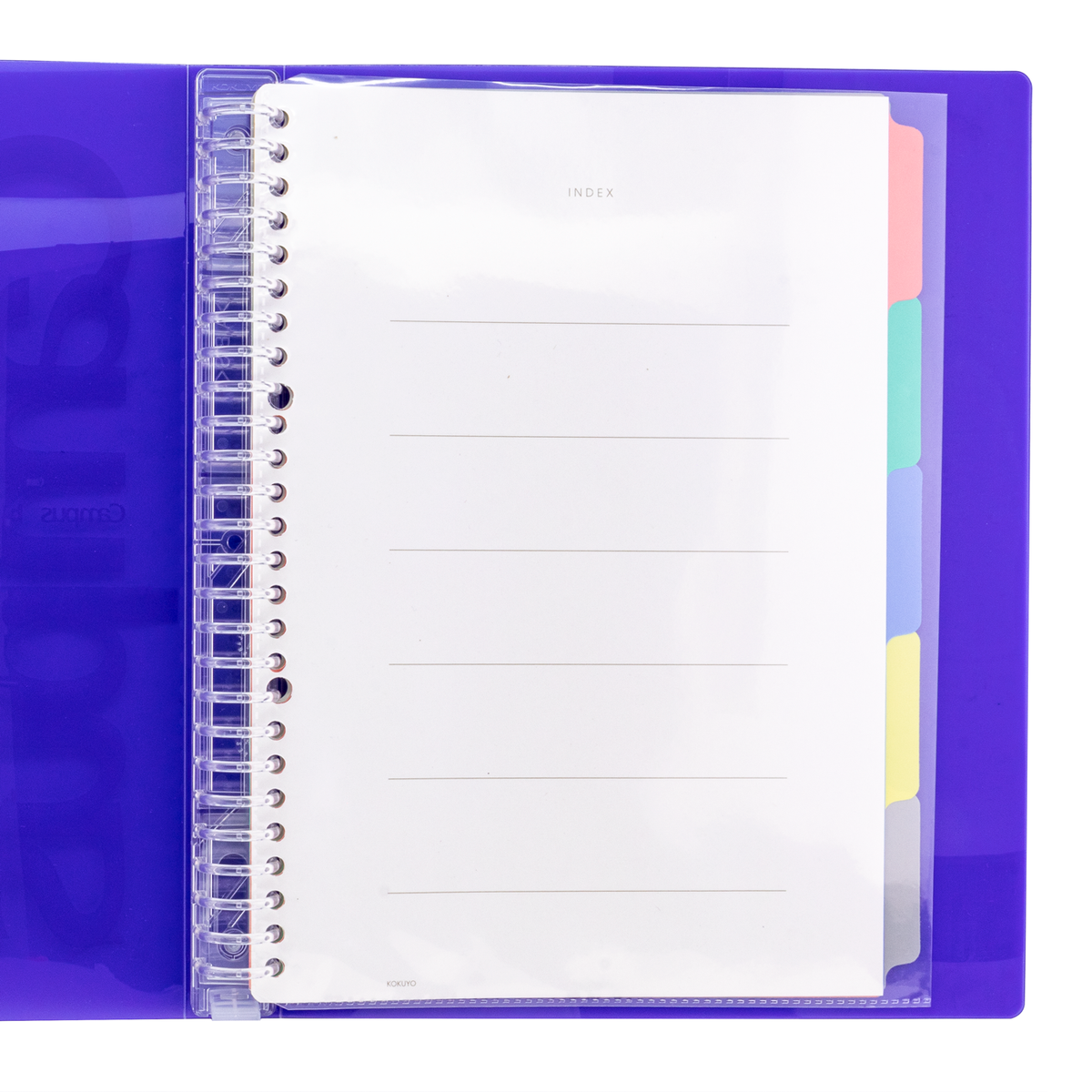 Kokuyo Campus B5 Binder 26 Ring - Purple