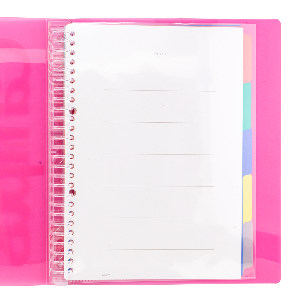 Kokuyo Campus B5 Binder 26 Ring - Pink