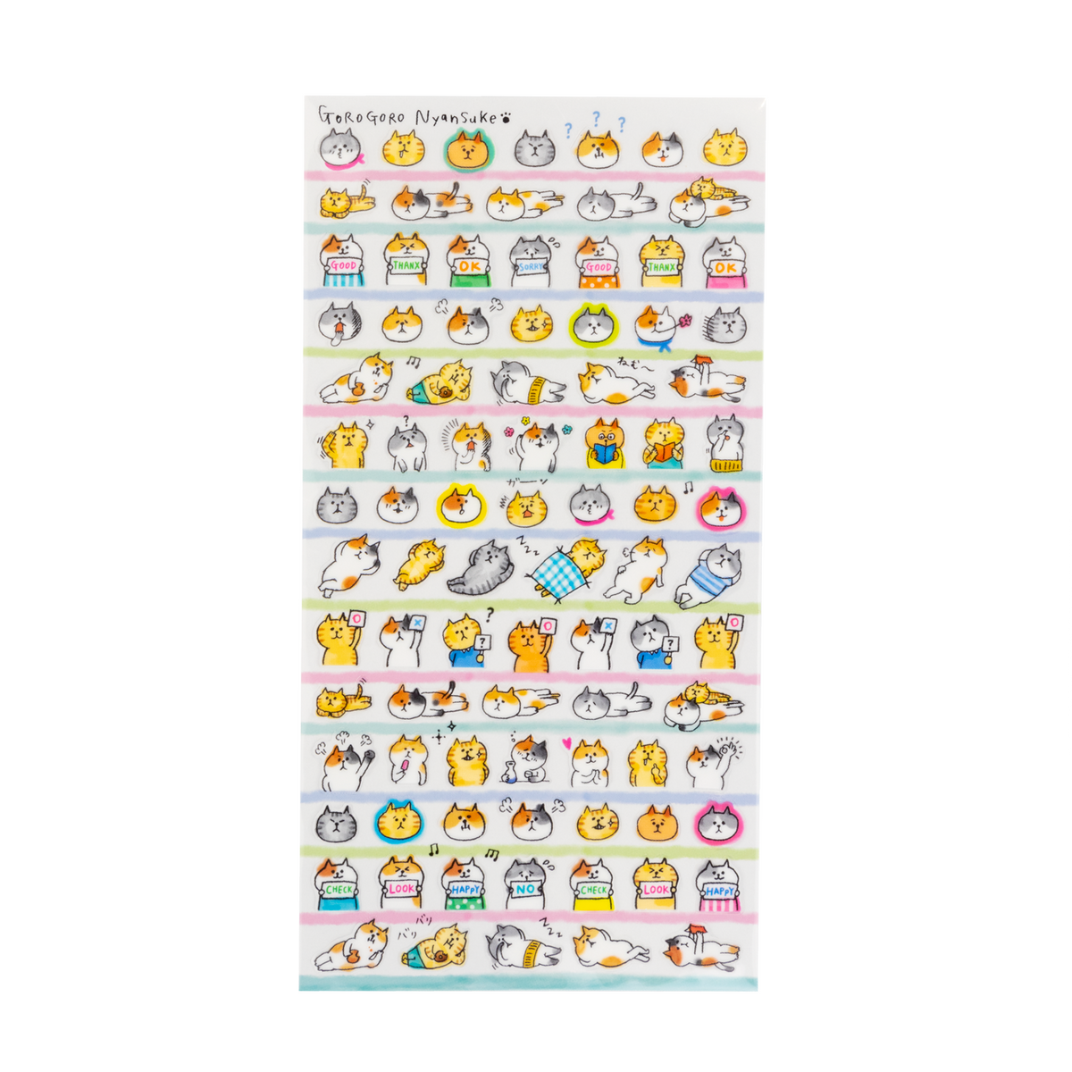 Mind Wave Stickers - Goro-Goro Nyansuke Cats Moods