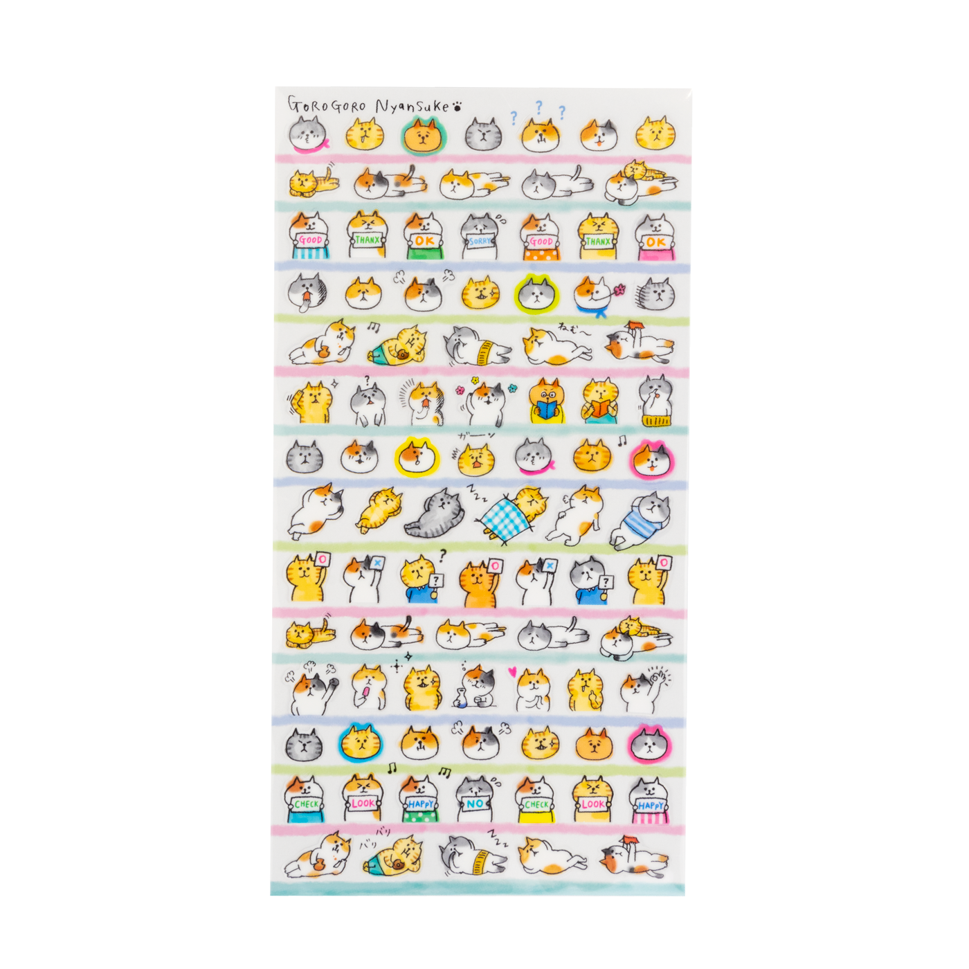 Mind Wave Stickers - Goro-Goro Nyansuke Cats Moods