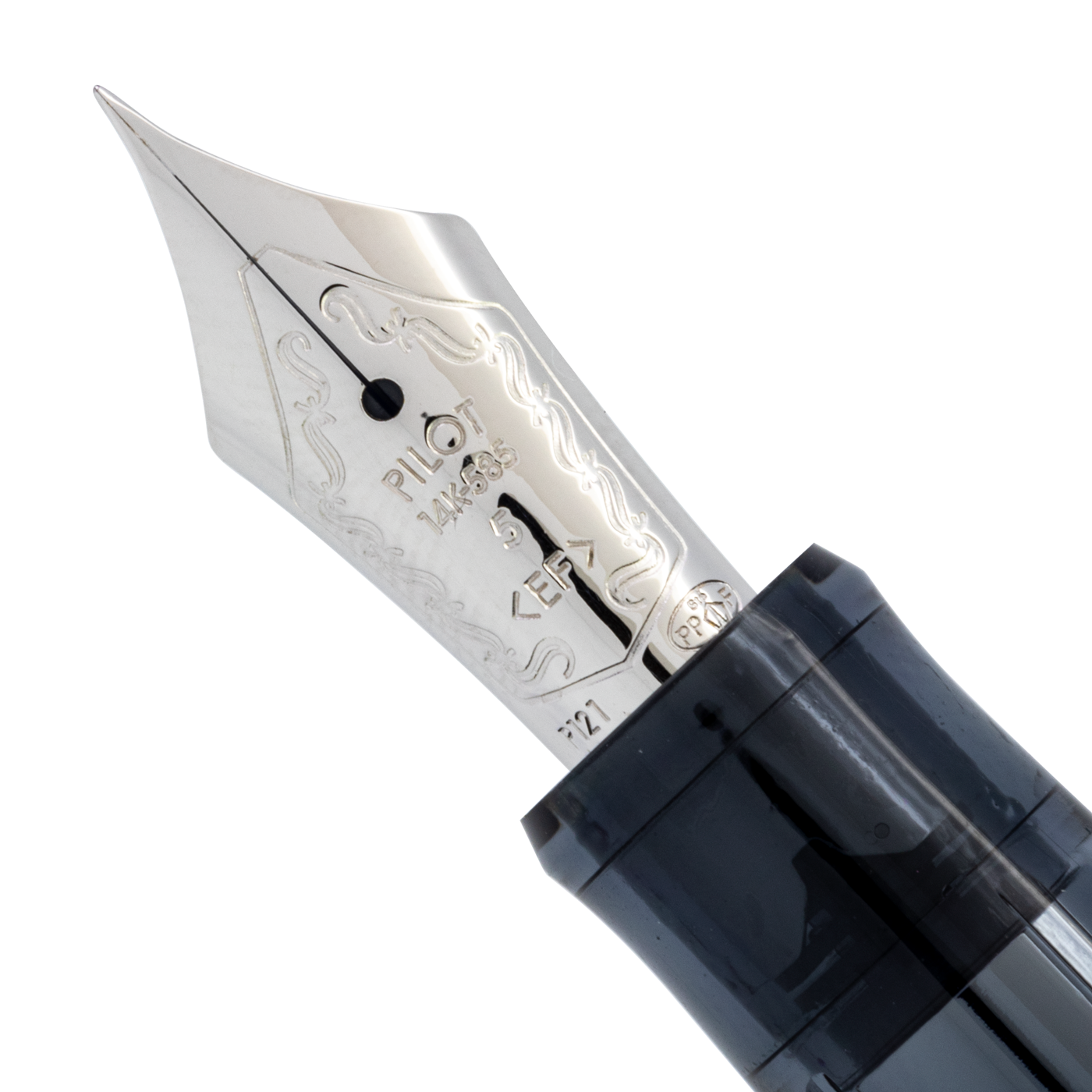 14k Extra Fine Pilot nib white gold 