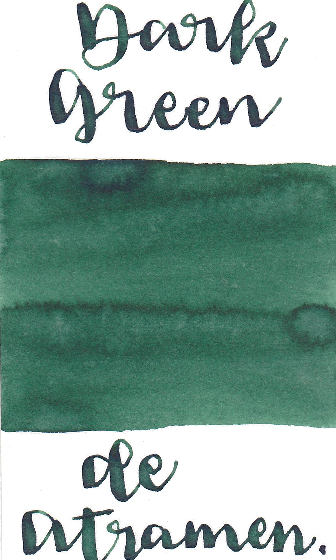 De Atramentis Artist Ink Dark Green