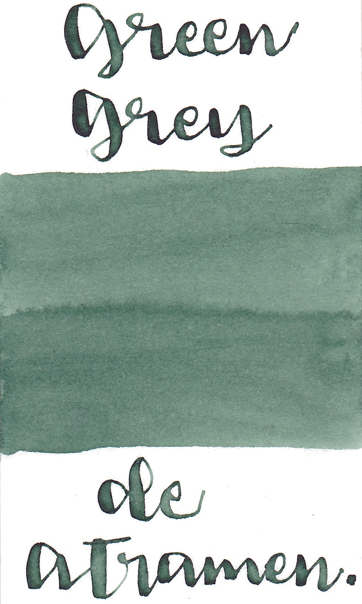 De Atramentis Artist Ink Green Grey