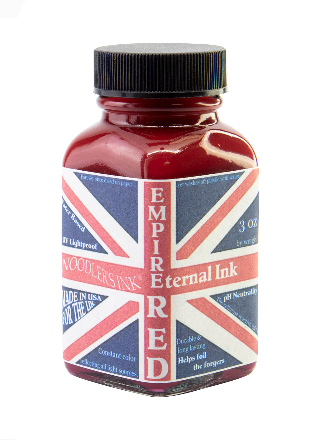 Noodler's Bottled Ink for Fountain Pens in Empire Red - 3oz - NEW in Box