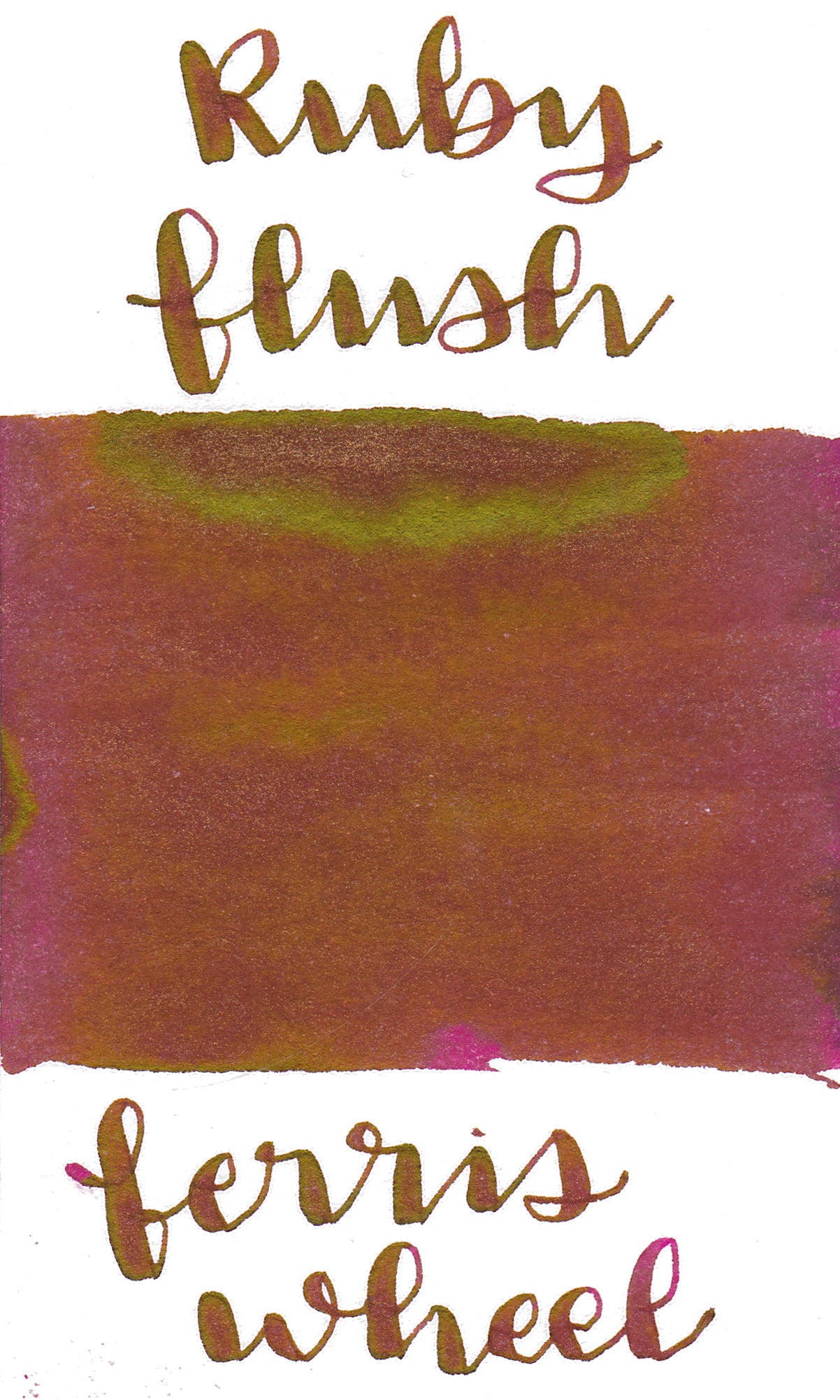 Blushing Mushroom Fountain Pen Ink: Down the Rabbit Hole~Ferris Wheel  Press 