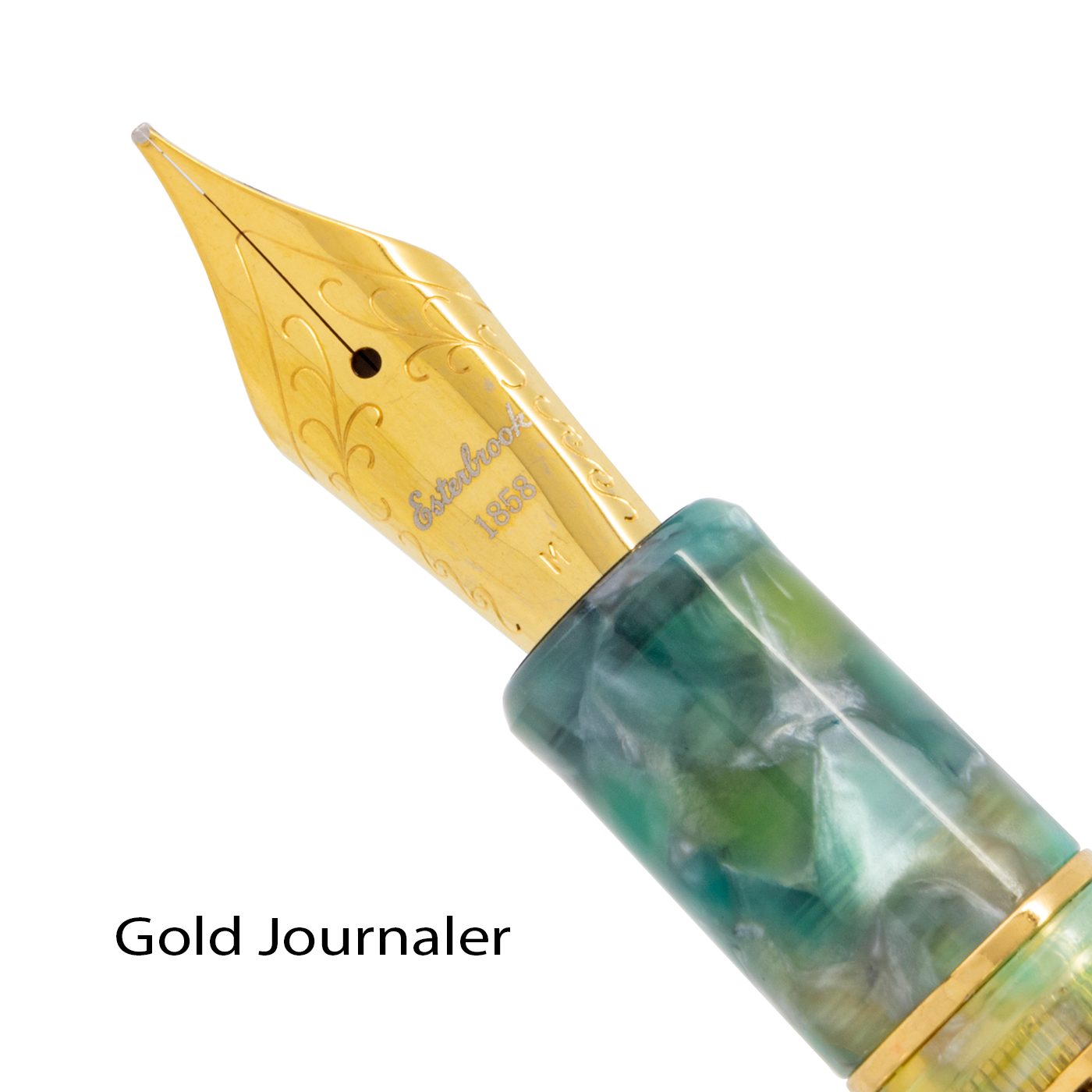 Esterbrook Estie Sea Glass with Gold Trim Fountain