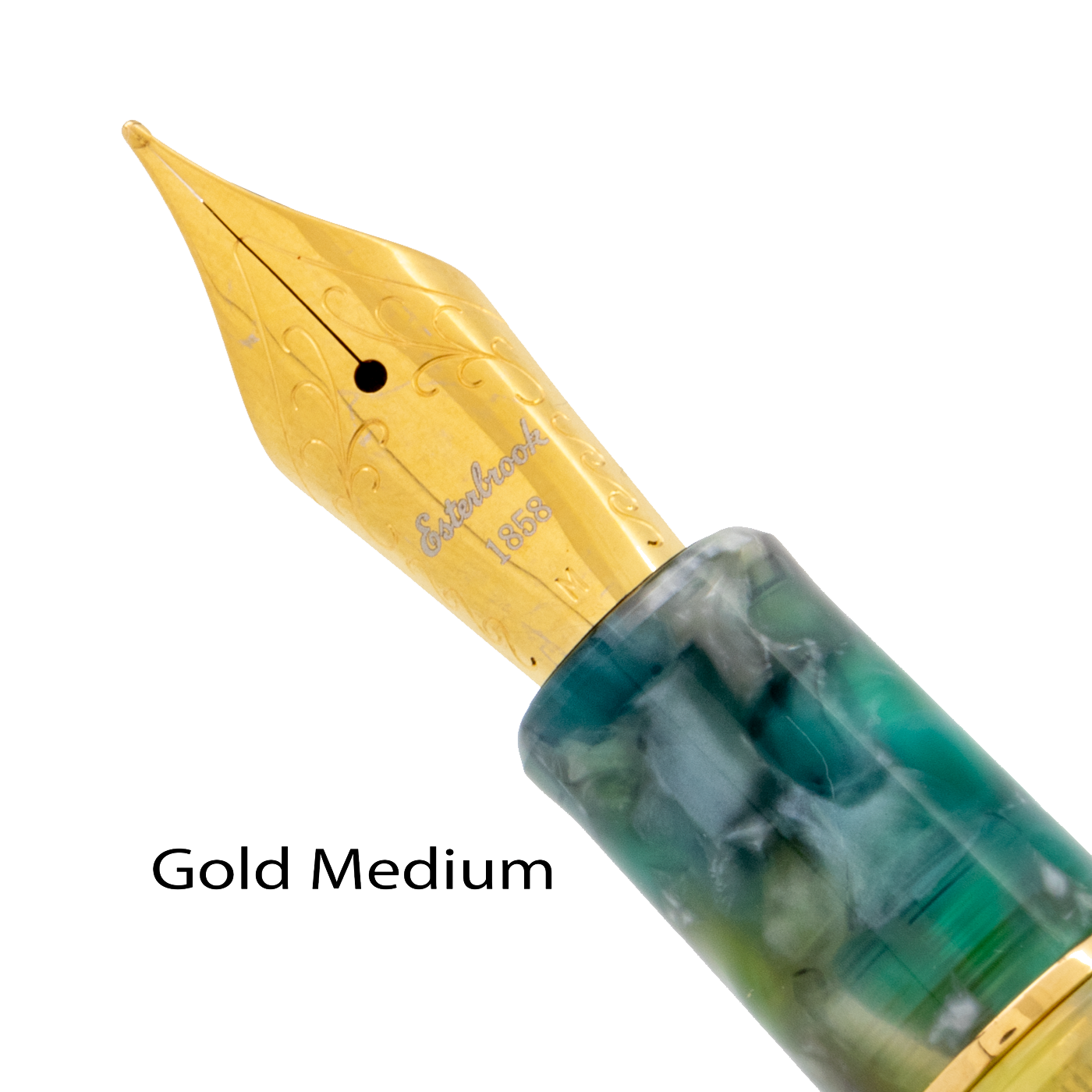 Esterbrook Estie Sea Glass with Gold Trim Fountain