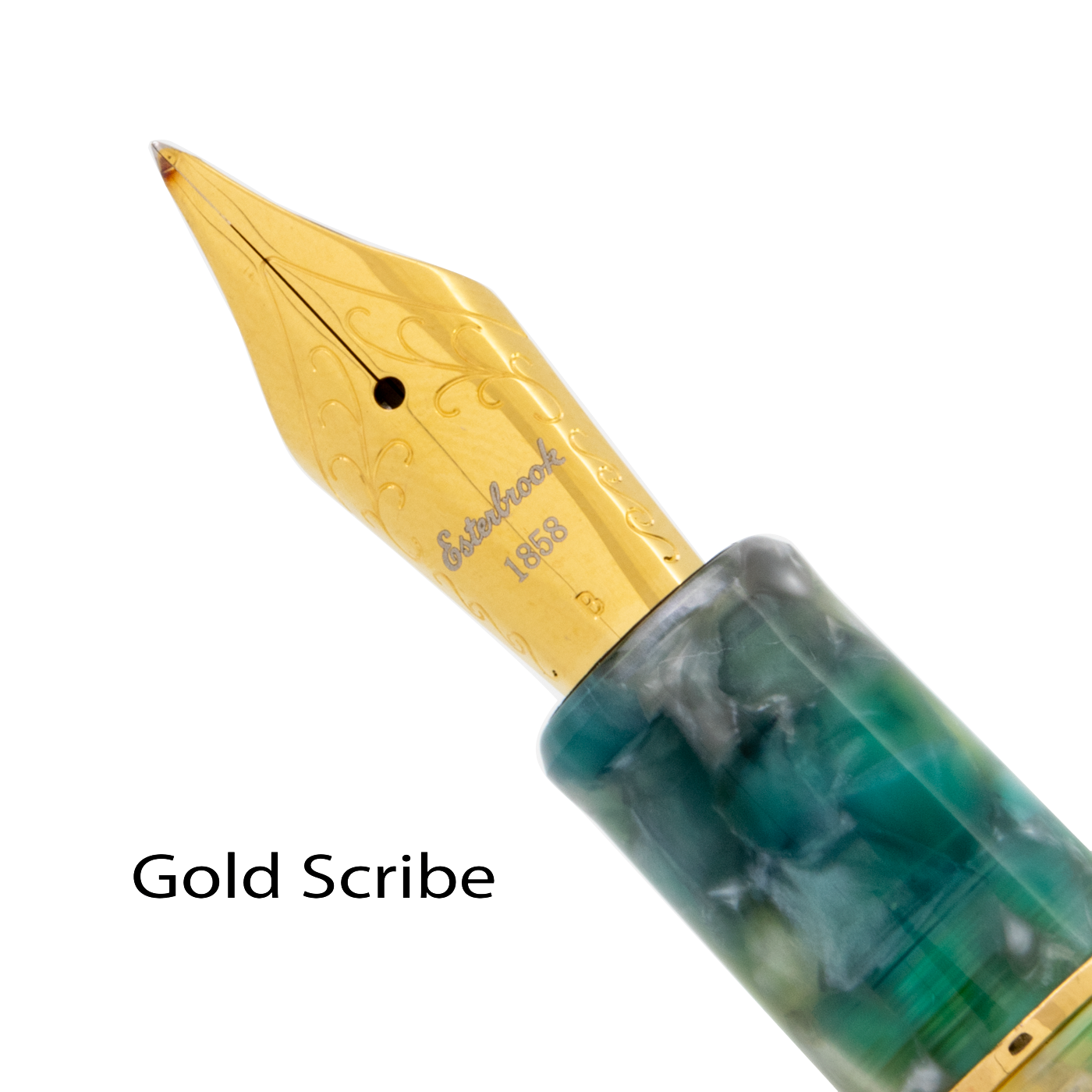 Esterbrook Estie Sea Glass Oversize with Gold Trim Fountain