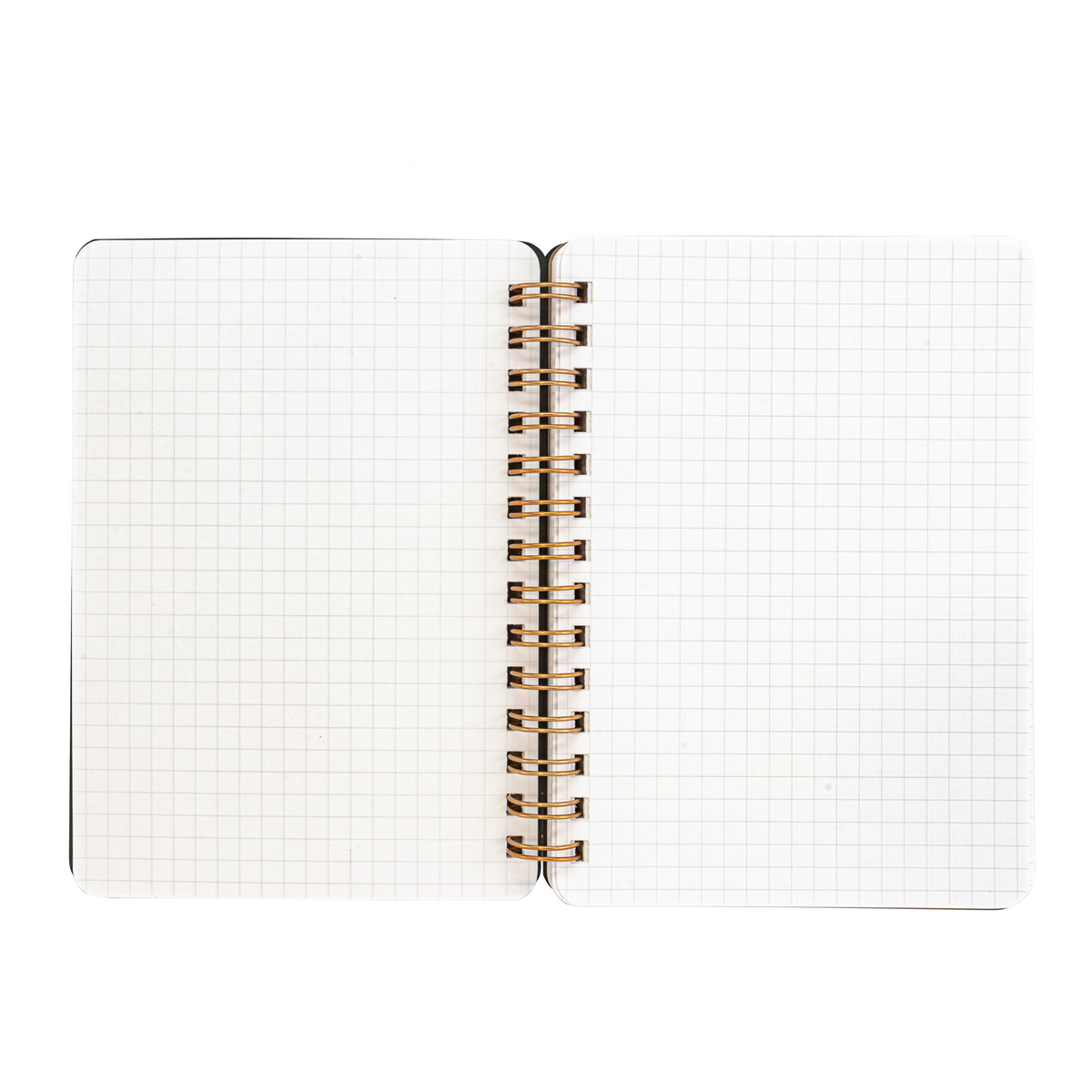 Life Stationery A6 Spiral Pocket Notebook 5mm Grid - Green