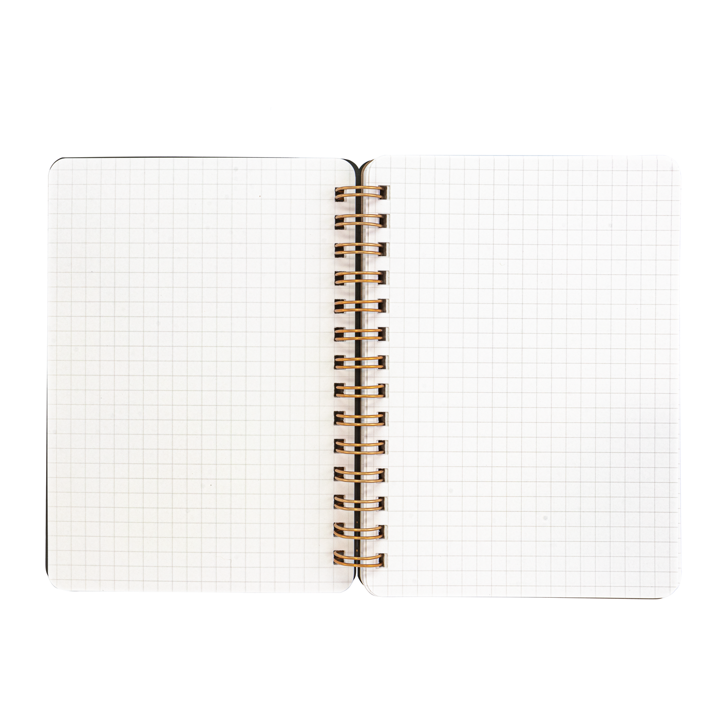 Life Stationery A6 Spiral Pocket Notebook 5mm Grid - Green