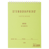 Life Stationery Stenographer's Notebook- Green Cover