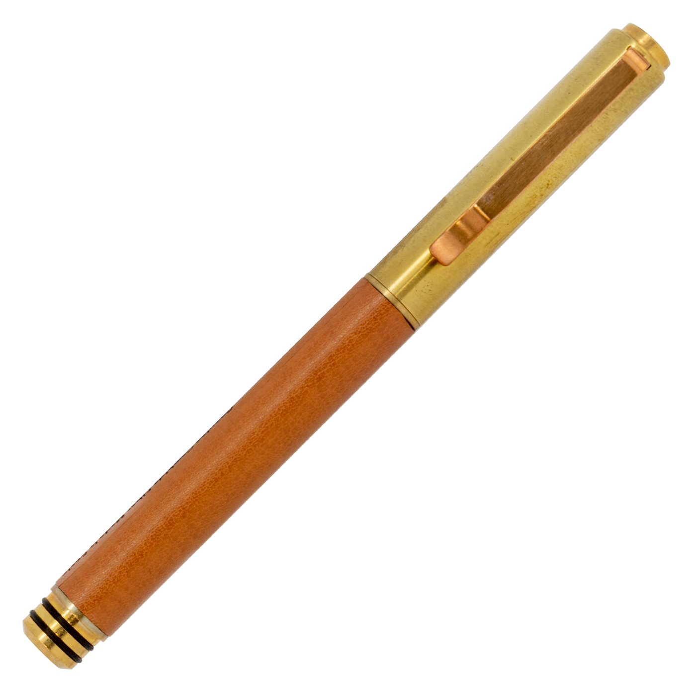 IWI Handscript Fountain Pen- Light Brown/ Brass