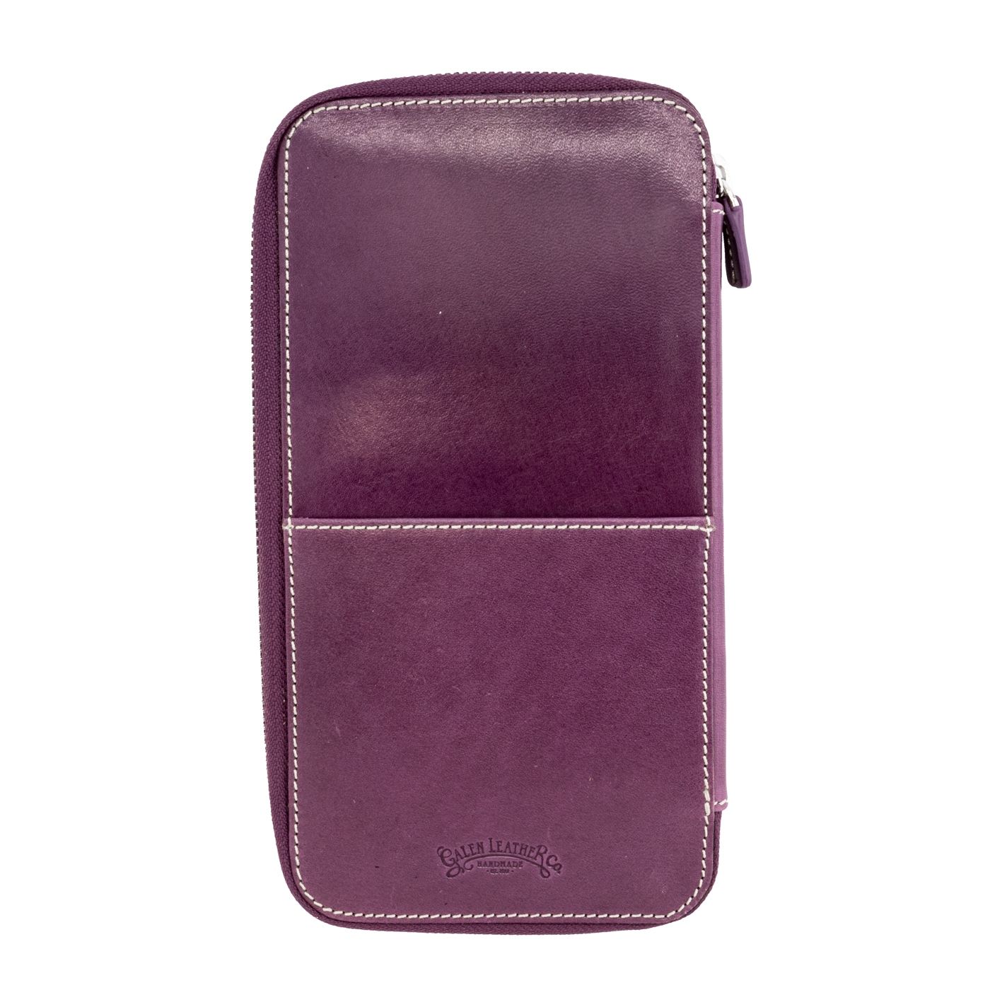 Galen Leather Co. Zippered Hobonichi Weeks Cover- Purple