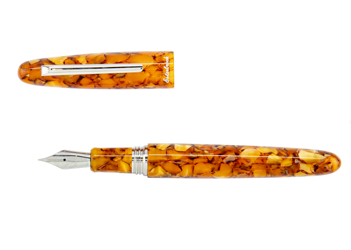 Esterbrook Estie Honeycomb Oversize with Chrome Trim Fountain