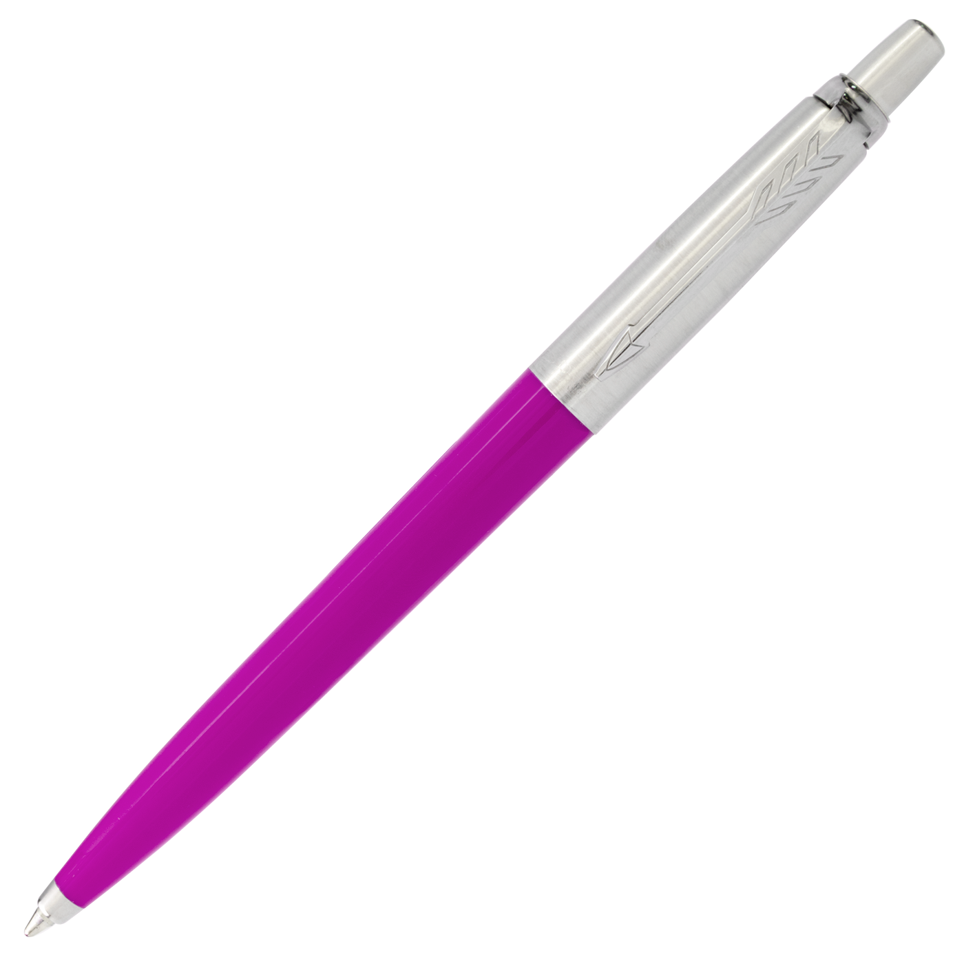 Parker Originals Magenta Plastic Barrel Stainless Cap