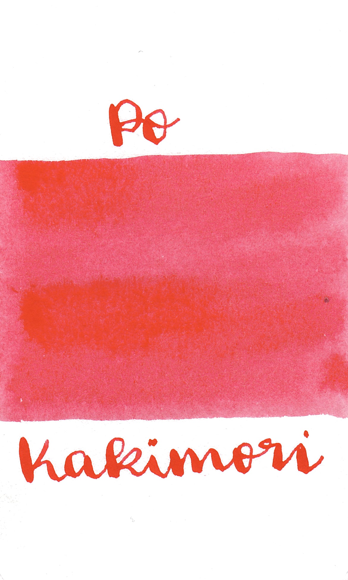 Kakimori Pigment Ink 01 Po