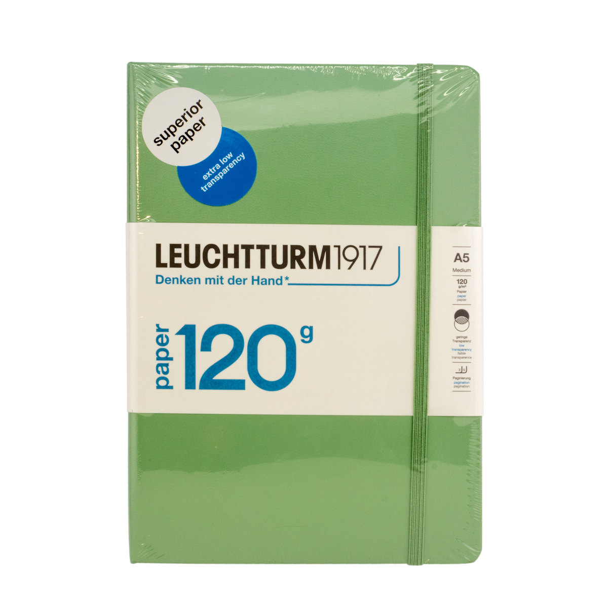 Leuchtturm A5 Medium Ruled Notebook - Sage