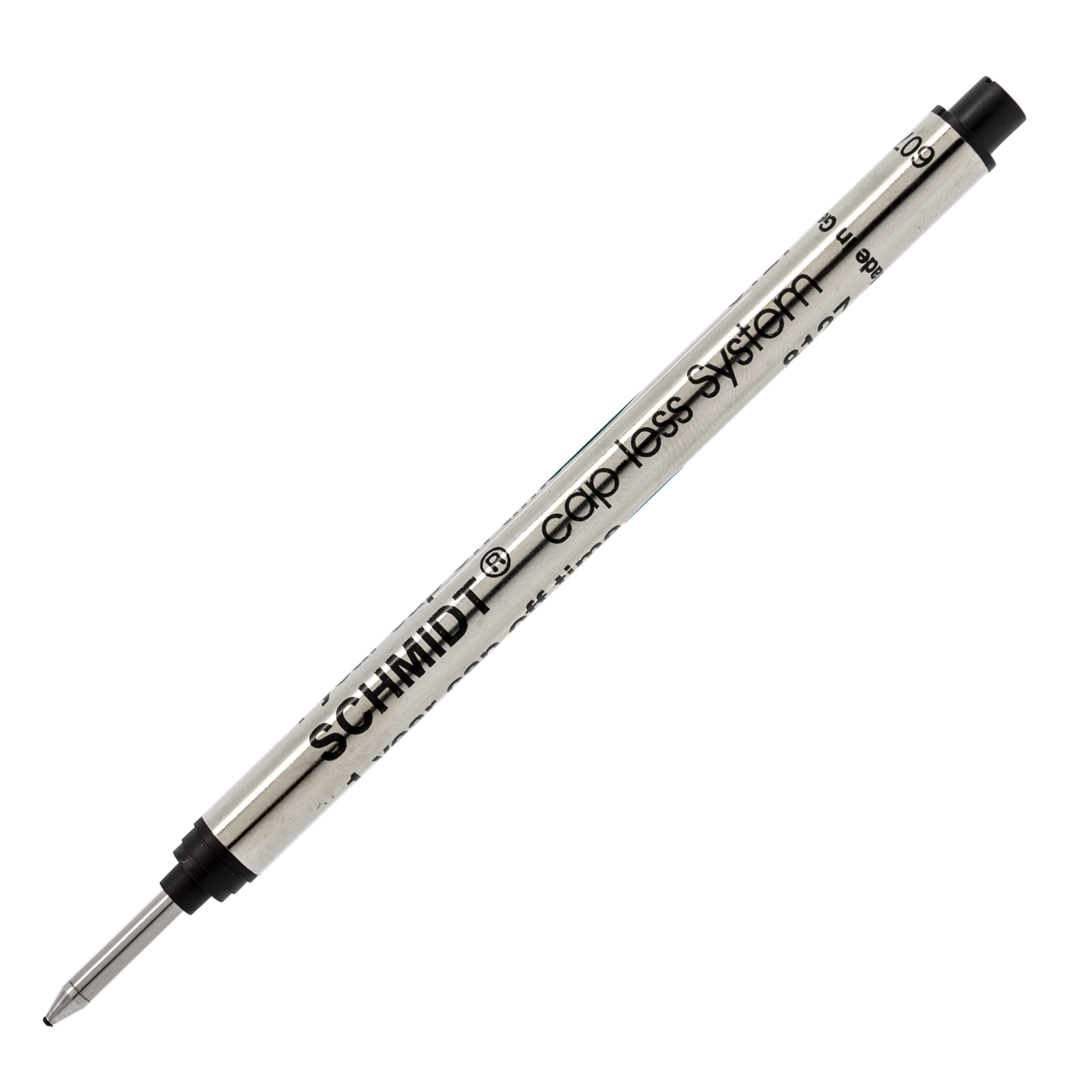 Schmidt 8127 Long Capless System Rollerball Refill- Black