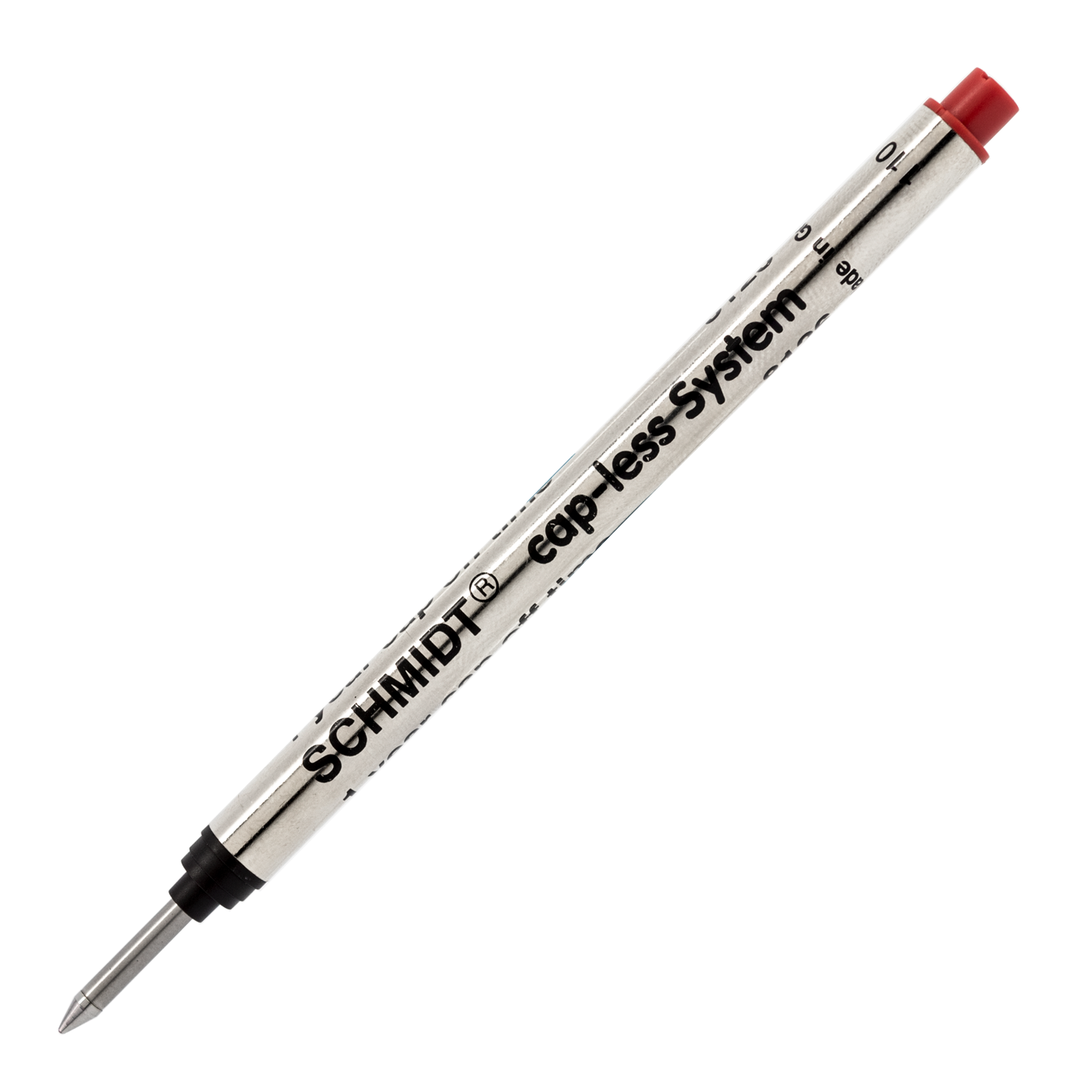 Schmidt 8126 Long Capless System Rollerball Refill- Red