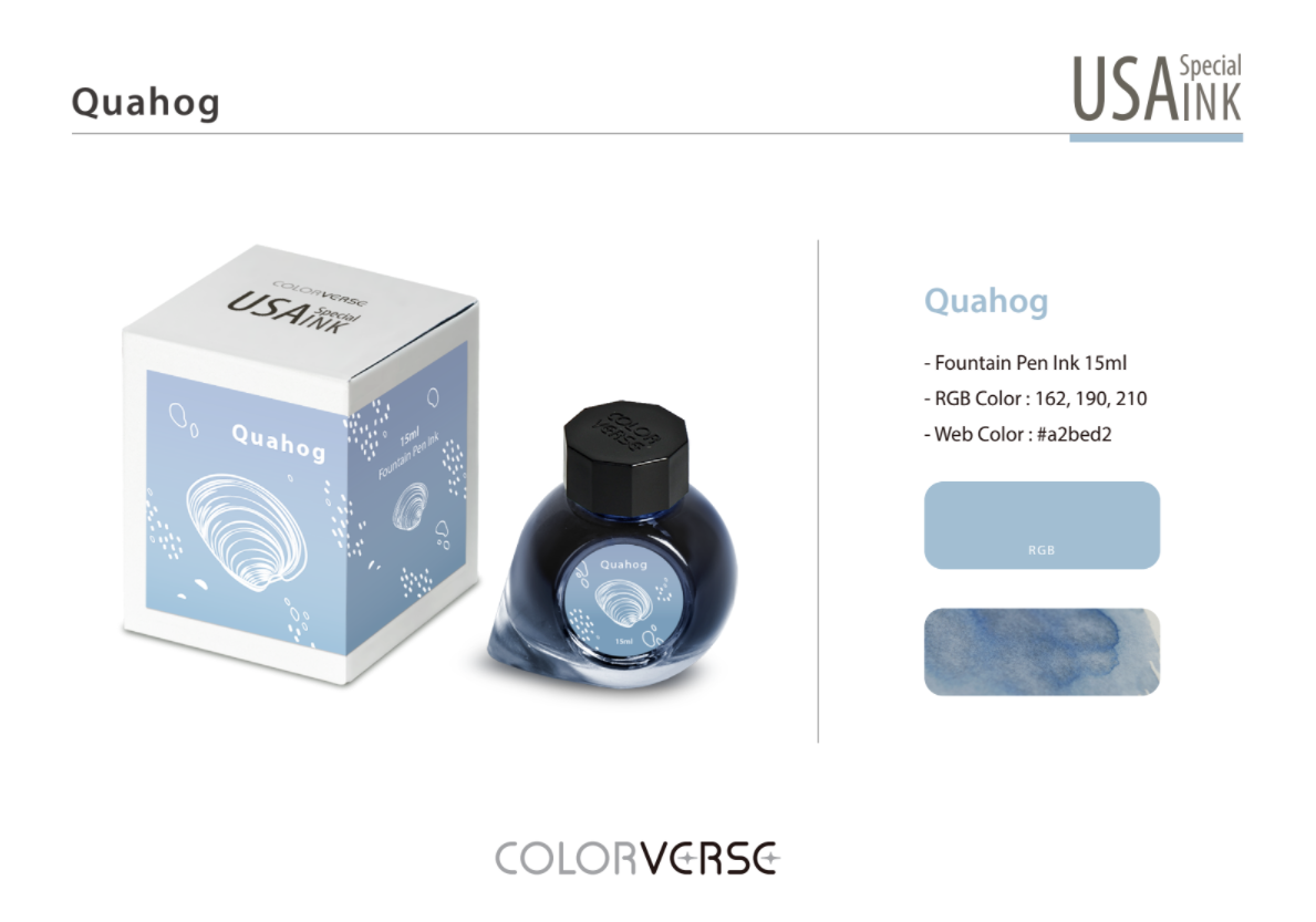 Colorverse USA Special Series Ink- Rhode Island - Quahog