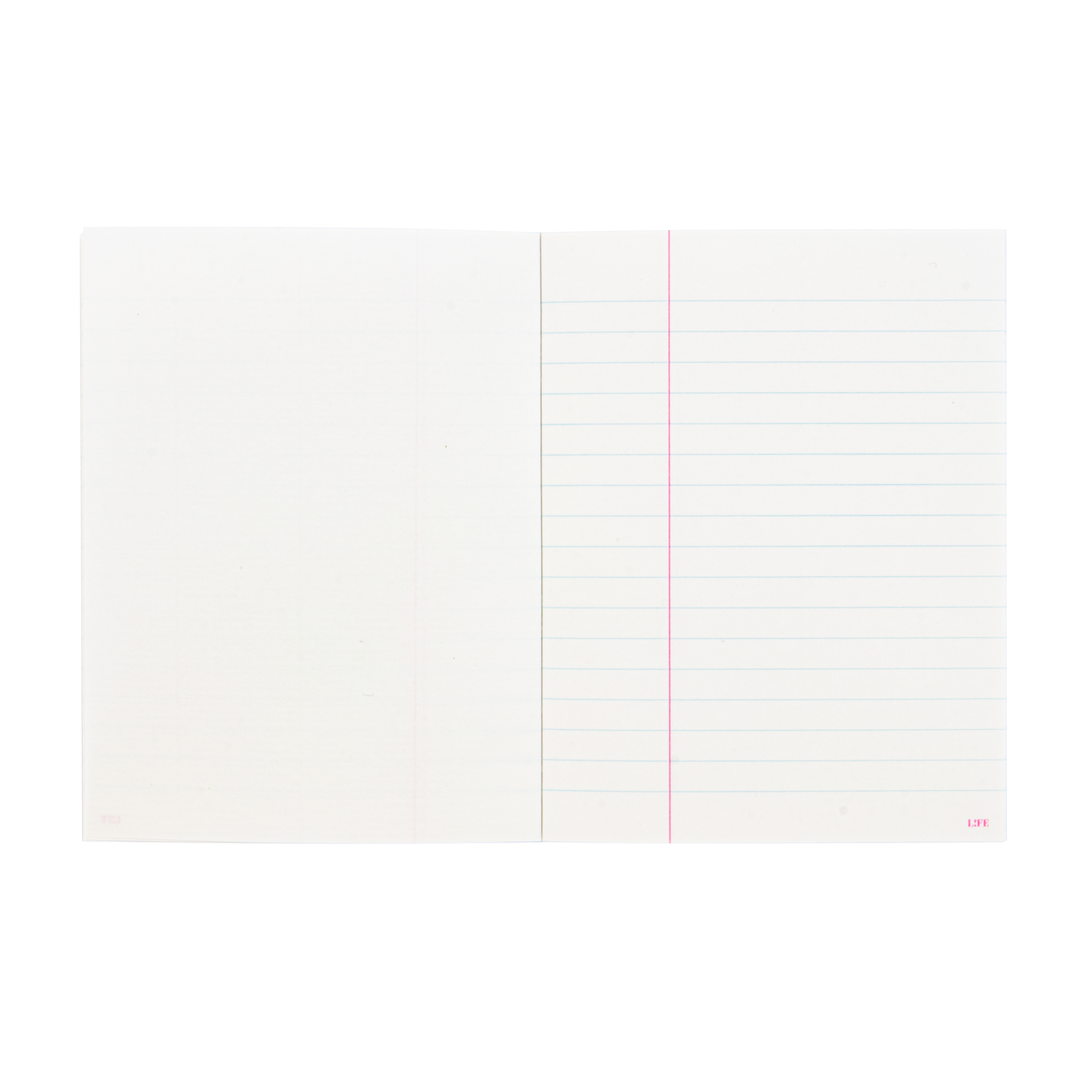 Life Stationery Margin B7 Side Bound Notebook