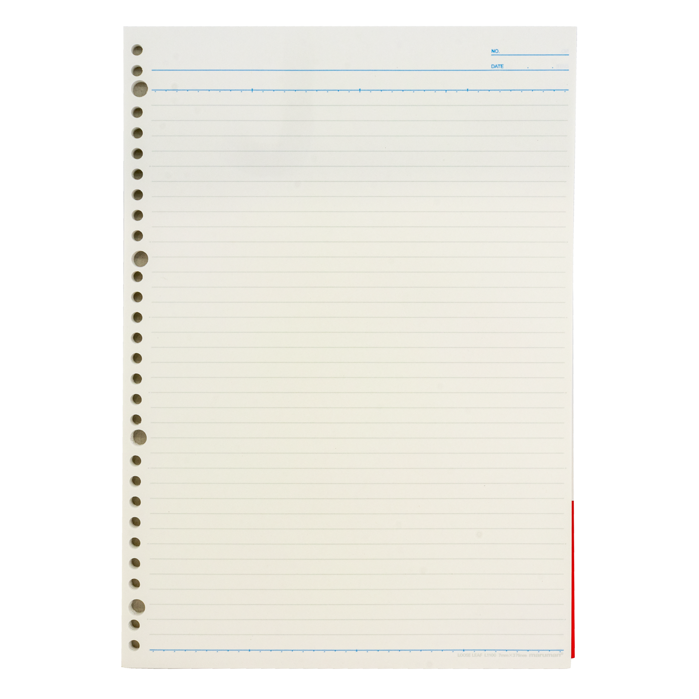 Maruman Loose Leaf Notepad - A4 - Easy to Write - 7mm Rule