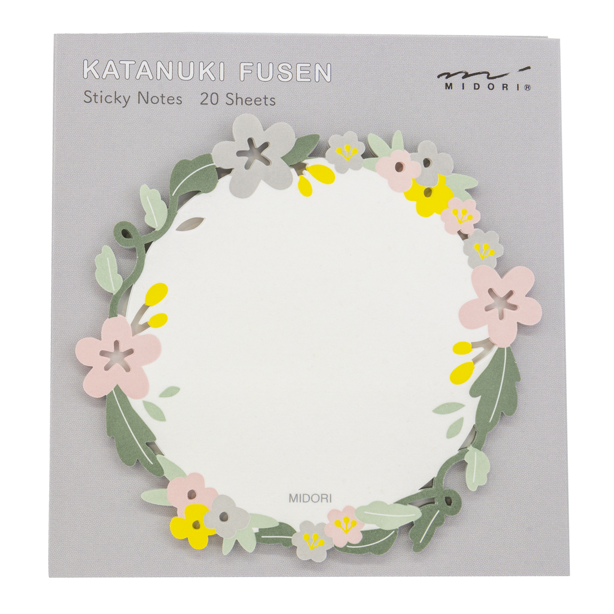Midori Sticky Note Die cutting - Wreath
