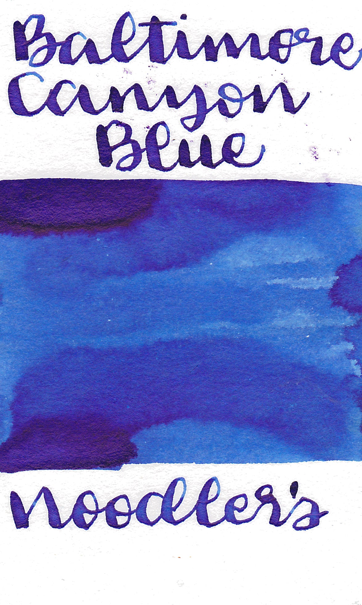 Noodler's Canyon Blue