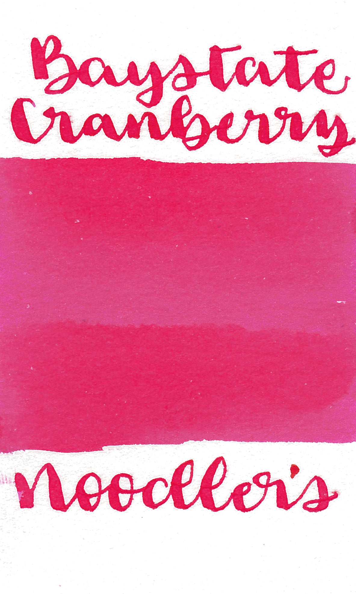 Noodler's Baystate Cape Cod Cranberry