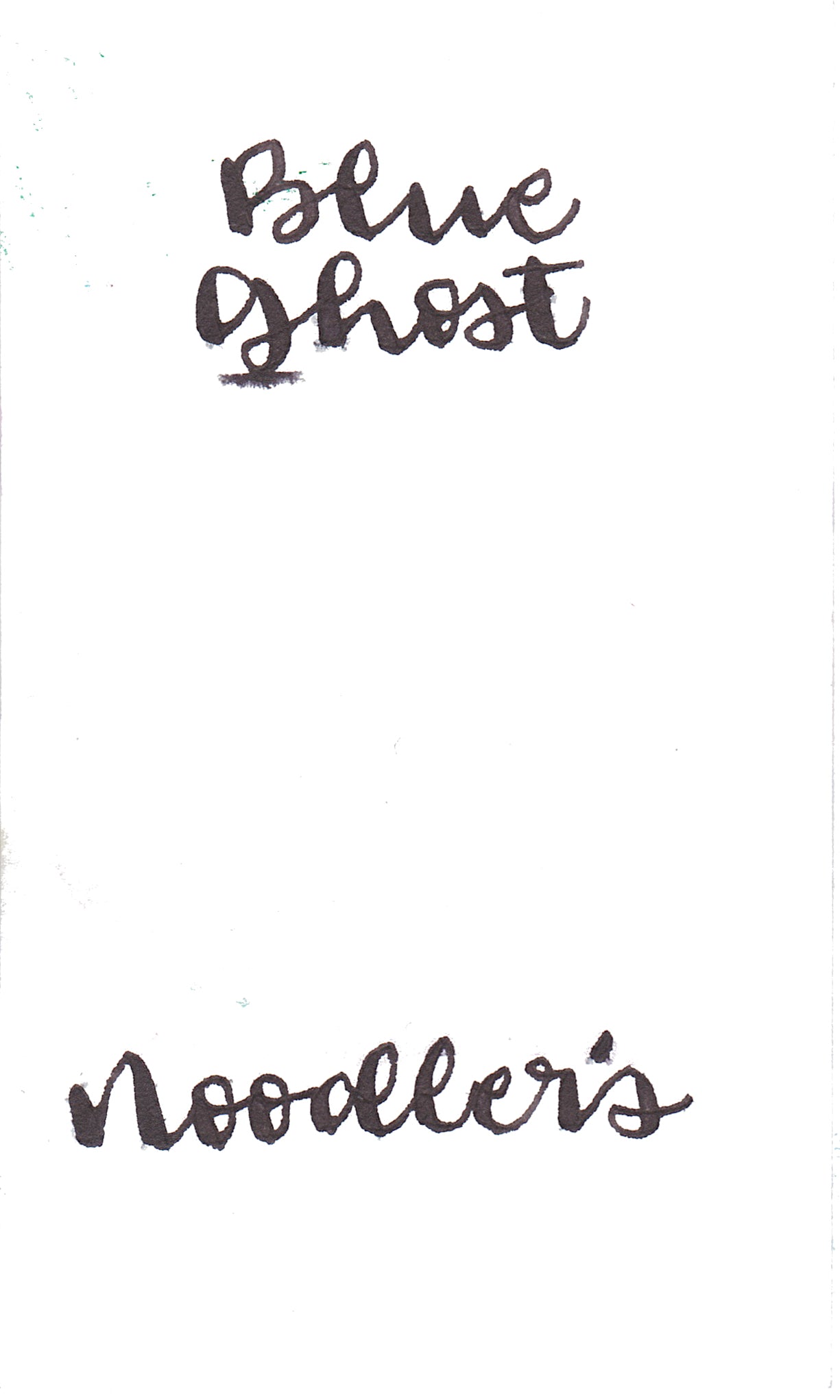 Noodler's Blue Ghost