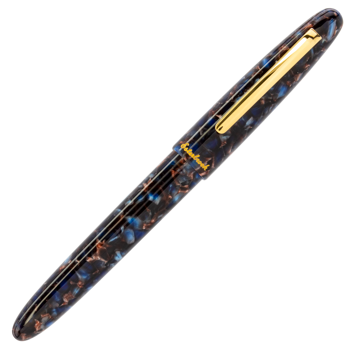Esterbrook Estie Nouveau Bleu with Gold Trim Fountain