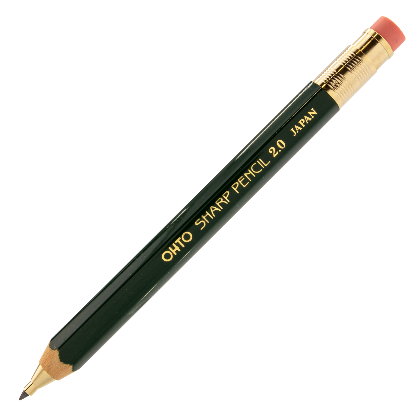 OHTO Wooden 2mm Mechanical Pencil Green