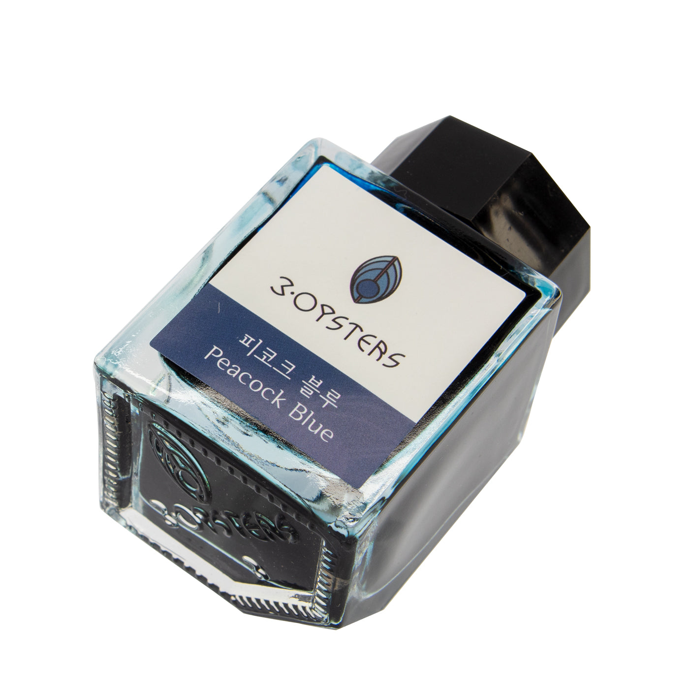 3Oysters ink, made in Seoul, South Korea. these inks are designed for fountain pens. the ink is water based using ionized water and dye-based colors. the colors are rich and deep with low sheen and shading. These inks are for wordsmithing, hand lettering, writing, calligraphy, drawing, and art. Not waterproof