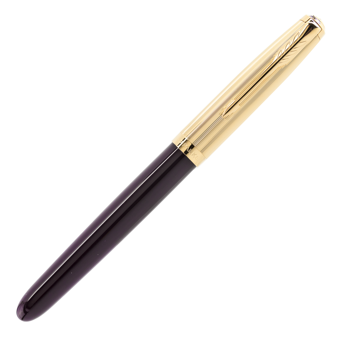 Parker 51 Deluxe Plum with 18k Gold Trim Fountain Pen