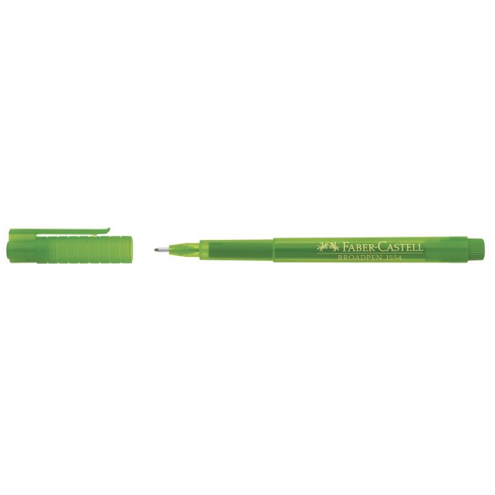 Faber-Castell Fineliner Broadpen 1554- Grass Green