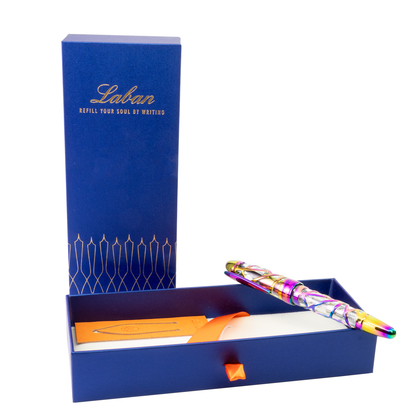 Laban Skeleton Rainbow Fountain Pen