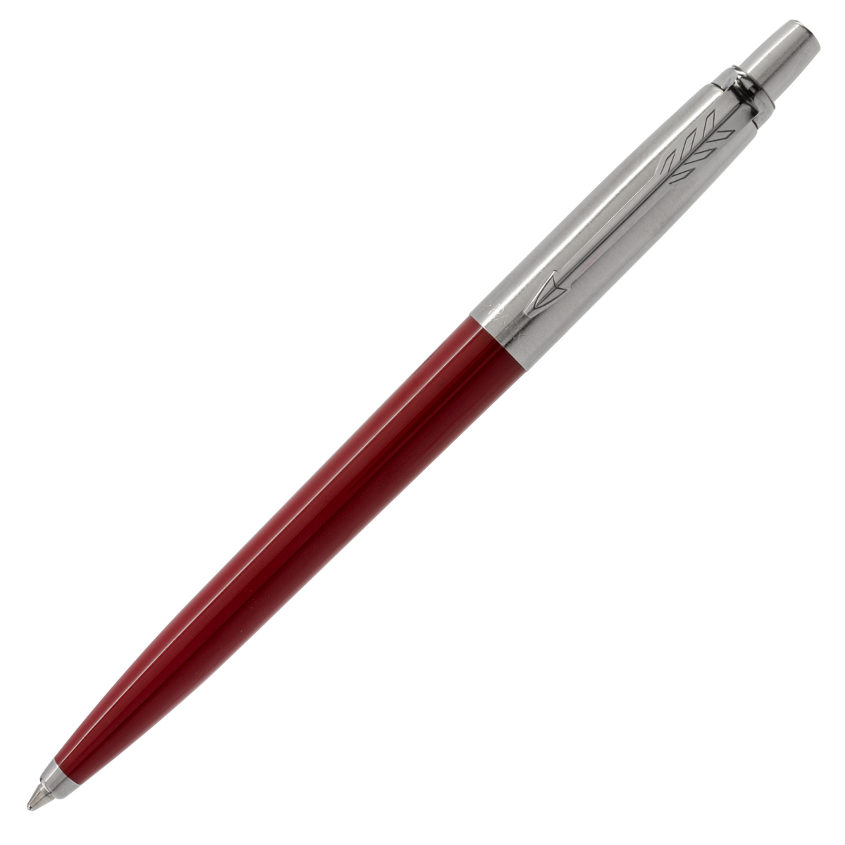 Parker Originals Red Plastic Barrel Stainless Cap