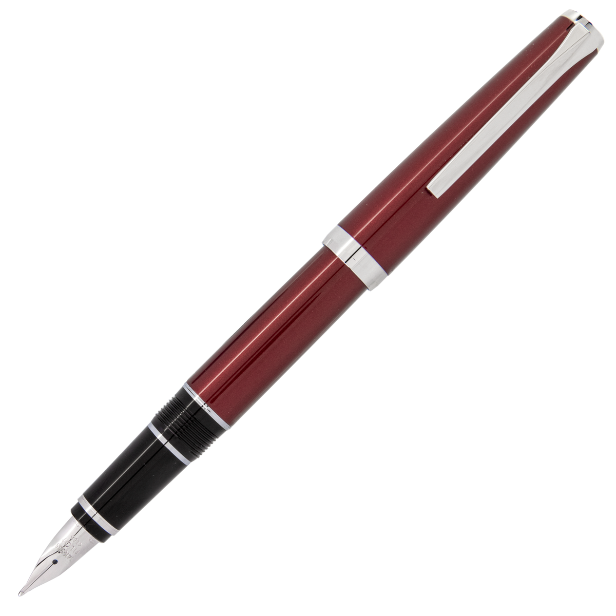 Pilot Metal Falcon Burgundy with Rhodium Trim